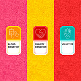 Line Charity Package Labels