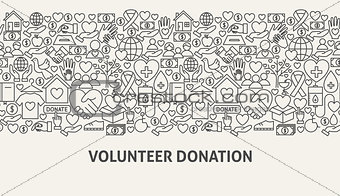 Volunteer Donation Banner Concept