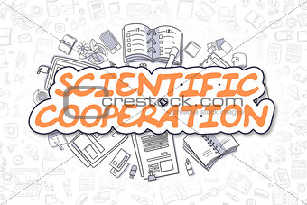 Scientific Cooperation - Business Concept.