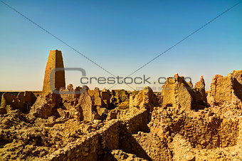 Ruins of the Amun Oracle temple, Siwa oasis, Egypt