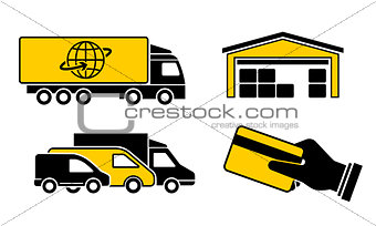 Vector Delivery Icons Set