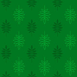 Vector lineart seamless pattern background with leawes.