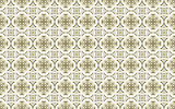Decorative Ceramic Seamless Tiles with Ornaments