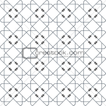 Islamic seamless vector pattern. Geometric ornaments based on traditional arabic art. Oriental muslim mosaic. Turkish, Arabian, Moroccan design on a white background. Mosque decoration element. eps10