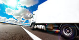  International delivering goods trailer