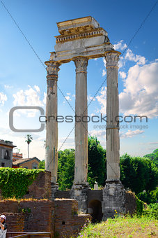 Ancient ruins in Rome