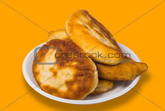 Pirojki. Traditional delicious Russian patty