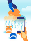 Cloud services and infrastructure wich manage big data and informations