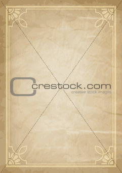 Grunge background with decorative frame 