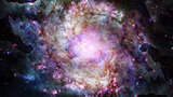 Starry deep space - nebula and galaxy. Elements of this image furnished by NASA.