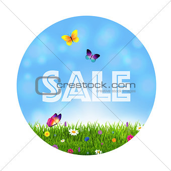 Grass And Flowers Sale Ball