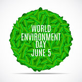 World environment day concept background. Vector Illustration