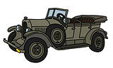 The vintage military convertible