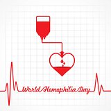 Vector Illustration of World Hemophilia Day Greeting