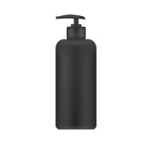 Vector realistic blank template of plastic bottle with dispenser