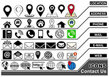 Contact Us Icons Collection