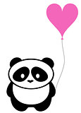 Panda Bear With Balloon