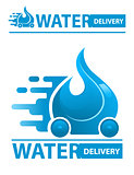 Water delivery icon
