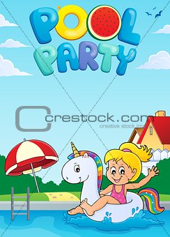 Pool party theme image 2