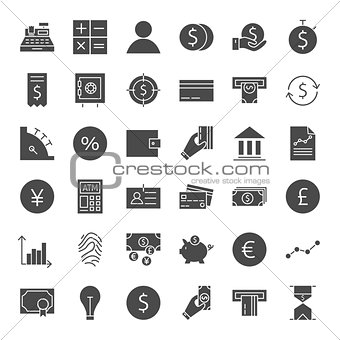 Finance Money Solid Web Icons