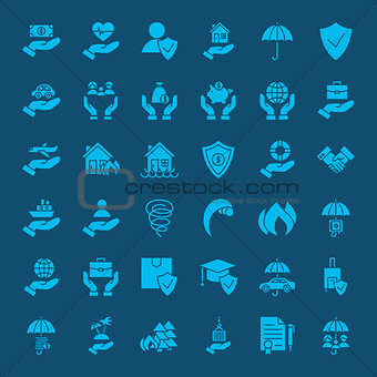 Insurance Solid Web Icons