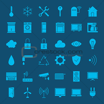 Smart Home Solid Web Icons