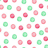 Seamless pattern with polka dots.