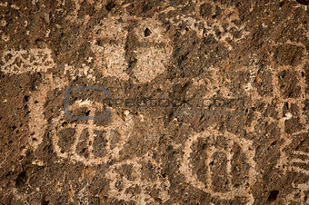 Red Canyon Petroglyphs along Fish Slough Road in Bishop, CA duri