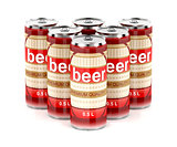 Group of beer cans