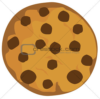 Vector Chocolte Chip Cookie 