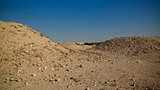 exterior view to Dilmun mounds, Bahrain