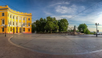 Odessa Seaside Boulevard in Ukraine
