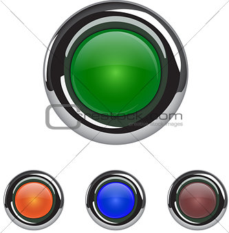 Colorful button set
