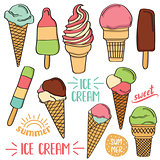 Doodle ice cream collection