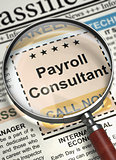 We're Hiring Payroll Consultant. 3D.
