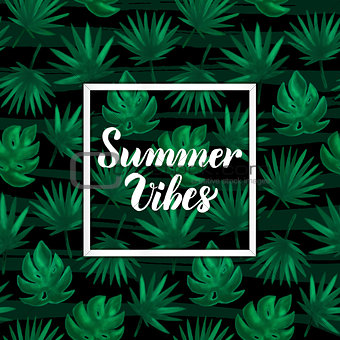 Summer Vibes Tropical Concept