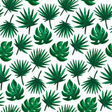 Tropical Leaf Seamless Pattern