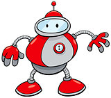 tin robot fantasy cartoon character