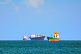Cargo Ships in Black Sea