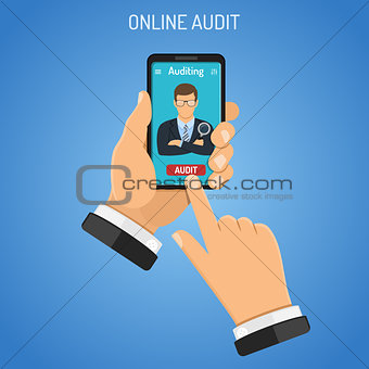 Online Auditing, Tax, Accounting Concept