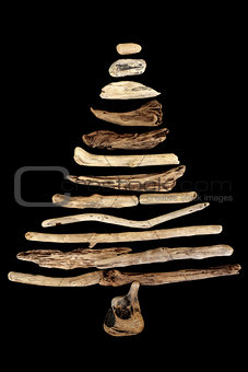 Abstract Driftwood Tree