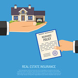 Real Estate Insurance Concept