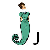 letter J jay jy. Business people silhouette alphabet