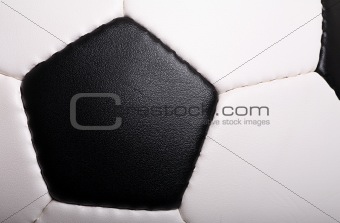 Closeup Detail of Soccer Ball