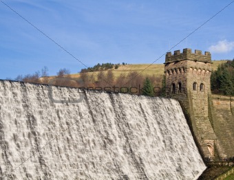 The water dam and tower