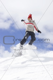 extreme snowboarding
