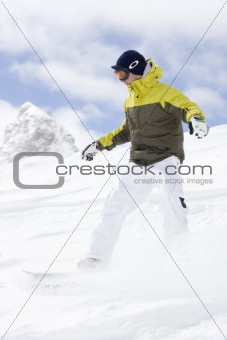 extreme snowboarding