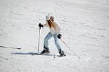 skier girl