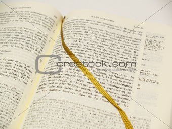 Greek Bible, Close Up