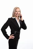 Business woman on the phone